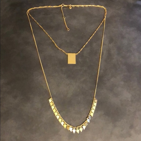 MADEWELL Gold Two-Piece Necklace Set - Picture 6 of 6